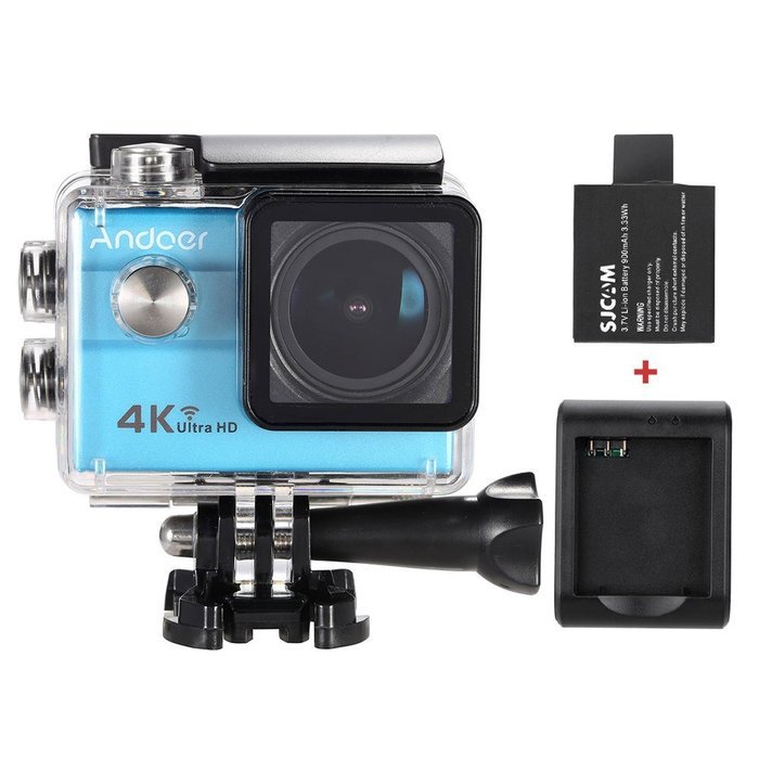 Andoer Ultra HD Action Sports Camera 2.0" LCD 16MP 4K 25FPS 1080P 60FPS 4X Zoom WiFi 25mm 173 Degree + Camera... N2