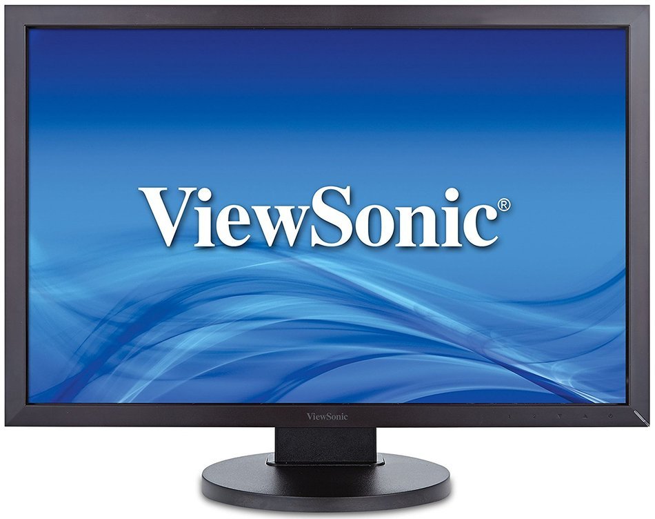 Viewsonic 24-Inch 5ms LED Monitor, 1920 x 1200 Resolution, Ergonomic Stand, SuperClear PLS...