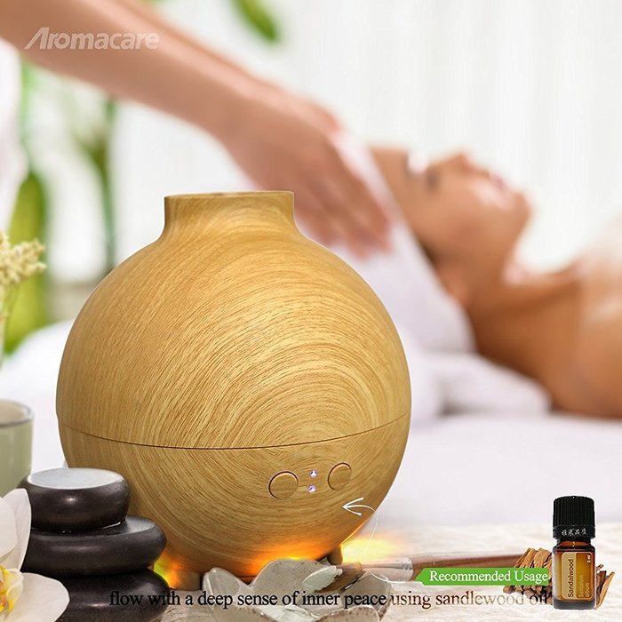 Large Aroma Globe Essential Oil Diffuser with Water 600ML , Aromatherapy Cool Mist Humidifier, Ultra Quiet Ultrasonic... N9