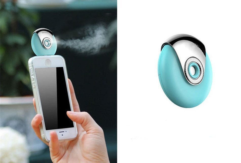 Alice Windowshop Mini Humidifier Facial Spa Gadget Air Purifier Humidifier Blue(foriPhone 6/iPhone 6s Plus/iPhone... N8