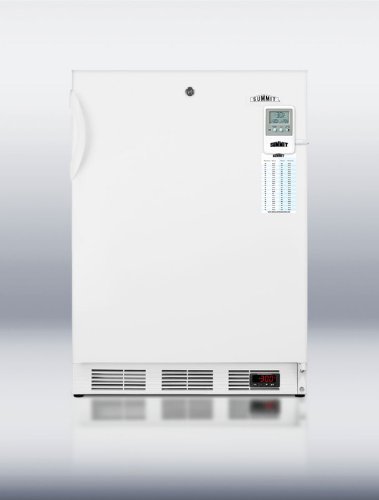 Summit VLT650 24" Upright Freezer with 3.5 cu. ft. capacity Manual Defrost Digital Thermostat Alarm with Temperature... N3