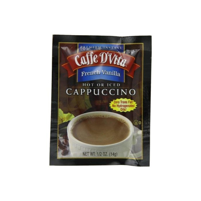 Caffe D'Vita Mocha Cappuccino Sugar Free, 7.5-Gram Single Serve Envelopes (Pack of 24) N32