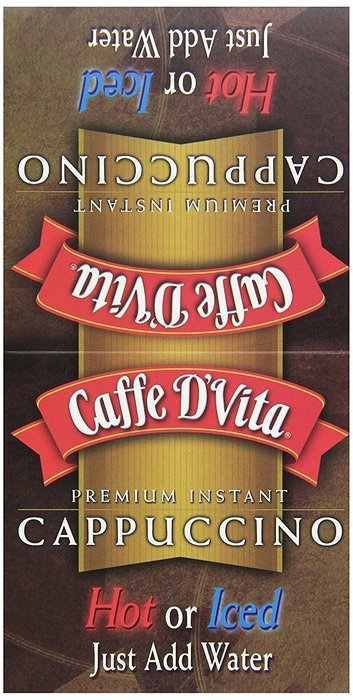 Caffe D'Vita Mocha Cappuccino Sugar Free, 7.5-Gram Single Serve Envelopes (Pack of 24) N36
