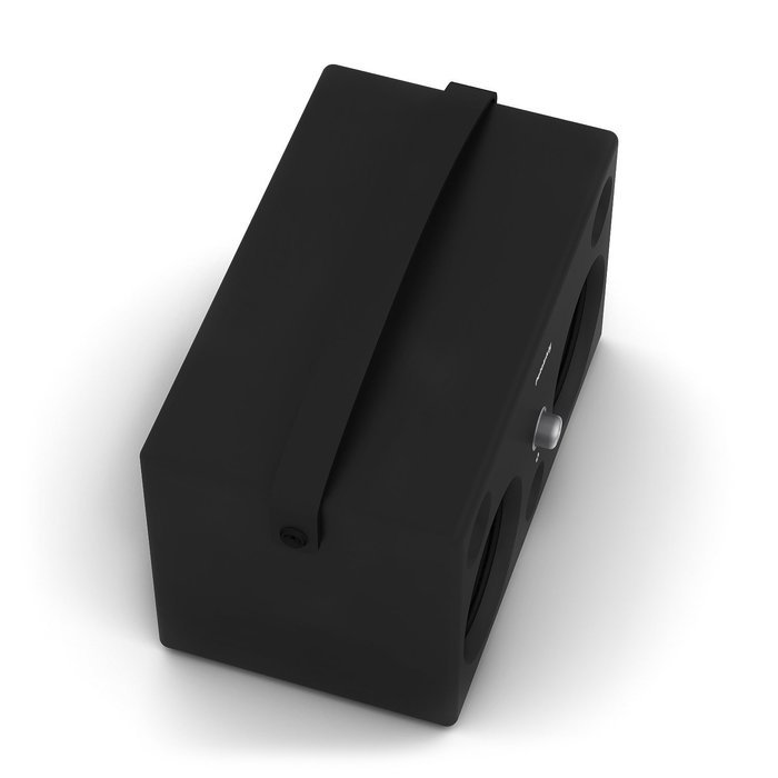 Vintage Charcoal Black Portable Audio Boombox, From 10 to 30 Hours Without Charging N2