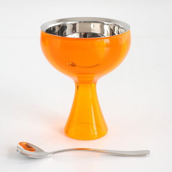 Alessi Big Love Bowl+Spoon, Blue N7