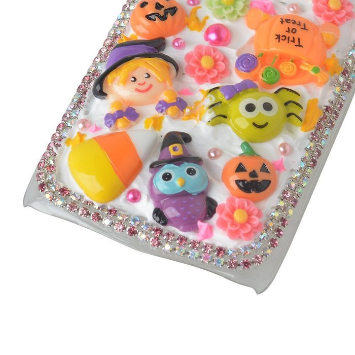 Spritech(TM) 3D Handmade Crystal Phone Case for Motorola Moto G3/Moto G (3rd Gen),Helloween Style Monster Pumpkin... N18