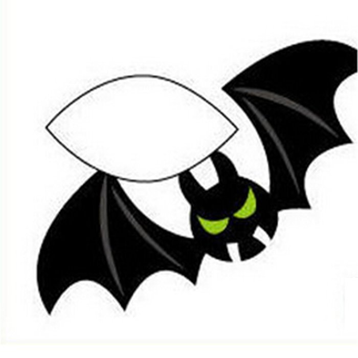 Spritech(TM) Fashionable Terrorist Monster Temporary Eye Tattoo Makeup Colorful Eye Shadow Art for Halloween Stage... N18