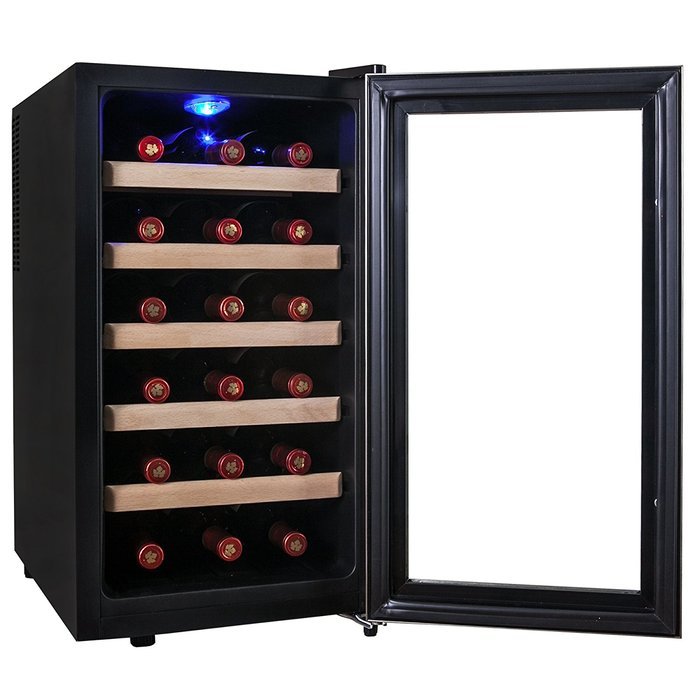 AKDY&reg; 18 Bottle Single Zone Thermoelectric Stainless Steel Freestanding Wine Cooler Cellar Chiller Refrigerator... N2
