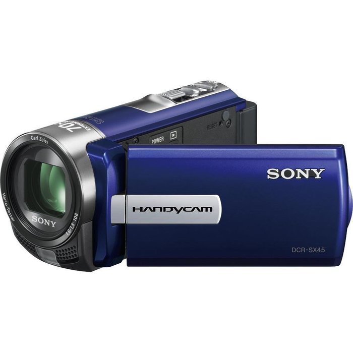 Sony DCR-SX45 Handycam Camcorder (Blue)