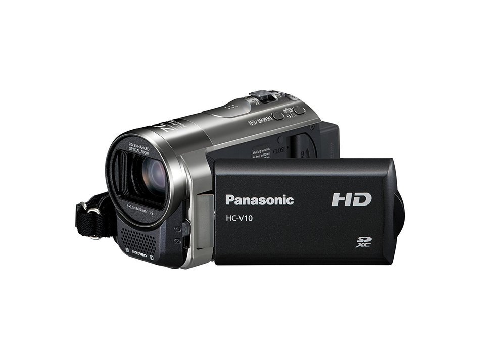 Panasonic HC-V10R HD 70x Optical Zoom SD Camcorder (Red) (Discontinued by Manufacturer)