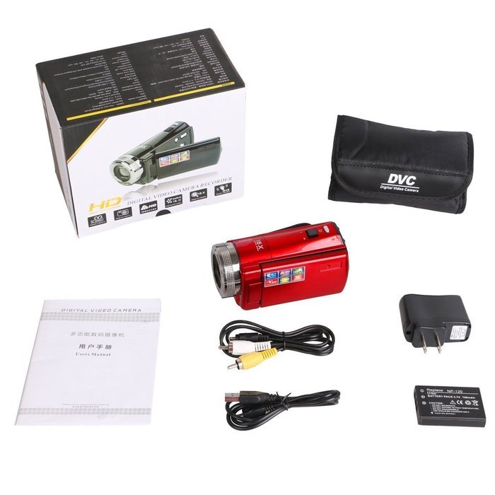 YBLUESKY HDMI 720p 2.7 Inch TFT LCD Rotation Digital Video Camcorder Max 16.0 Mega Pixels 16X Zoom Camera DV Video...