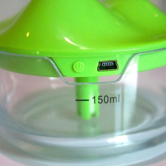 DZT1968 Ultrasonic Home Aroma Humidifier Air Diffuser Mist Purifier Lonizer Atomizer (green) N10