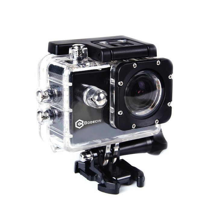 Sport Camera, Bodecin HD 1080P CMOS Cycling Outdoor Digital Action Waterproof Video Camera Support WiFi(Blue) N2