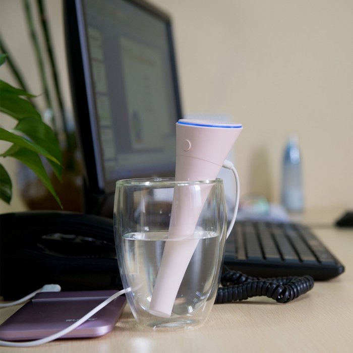 Tanxih Ultra-silence Mini Portable Cool Mist Humidifier Personal Air Purifier Ultrasonic USB Powered Air Water... N20
