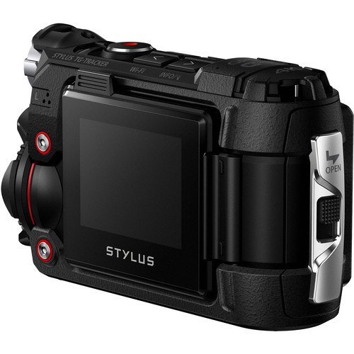 Olympus Stylus Tough TG-Tracker Action Camera (Black) Pro Bundle, Includes: 64GB MicroSDXC Class 10 Memory Card... N2