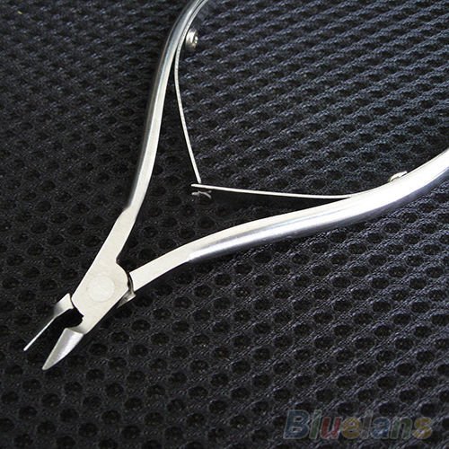 Stainless Steel Nail Cuticle Spoon Pusher Remover Cutter Nipper Clipper Cut Set N4