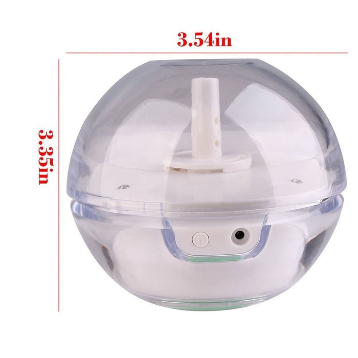 Soule 80ml Portable Cool Mist Humidifier Diffuser Mini USB Colorful LED Night Light,Dry Sinuses Eyes Nose Throat... N12