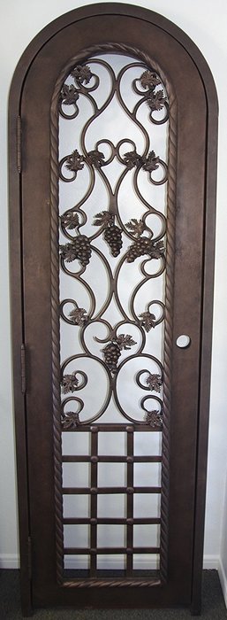 Wrought Iron Wine Cellar Gate (Swing In Left)