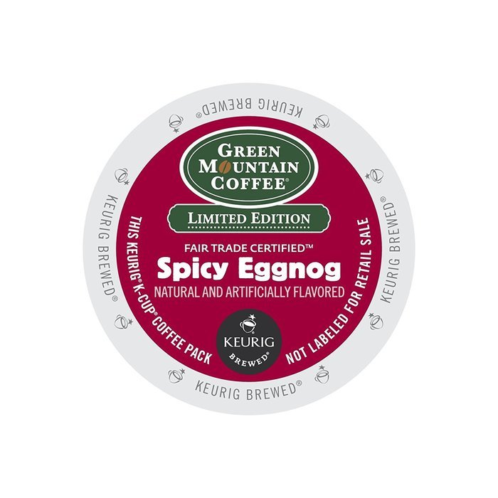 Green Mountain Coffee Roasters Spicy Eggnog Coffee,Regular - K-Cup - 24 / Box