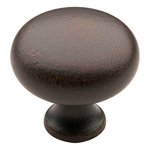 Baldwin 4706.412.BIN Classic Design 1-1/4-Inch Diameter Cabinet Knob, Distressed Venetian Bronze by Baldwin