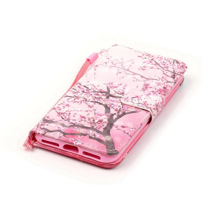 iPhone 7 Case,Yaheeda [3D Colored Drawing] [Flip Fit] Premium PU Leather Card-Slots Cash-Slots & Kickstand [Anti-Scratches... N66