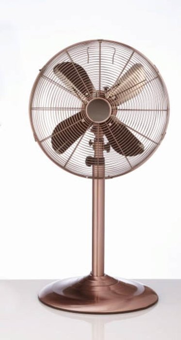 48" Bronze Traditional Style Adjustable Oscillating Indoor Standing Floor Fan
