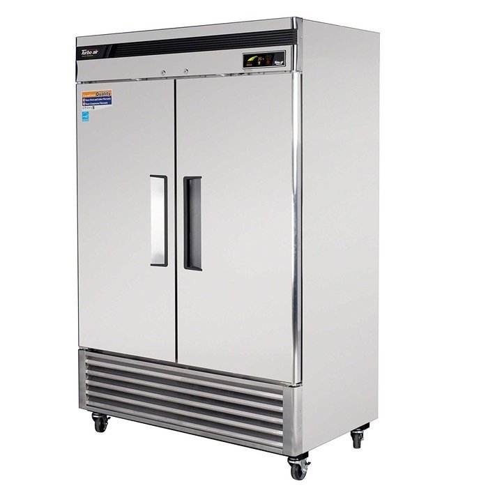 Turbo Air S/S Super Deluxe 2-Door Freezer