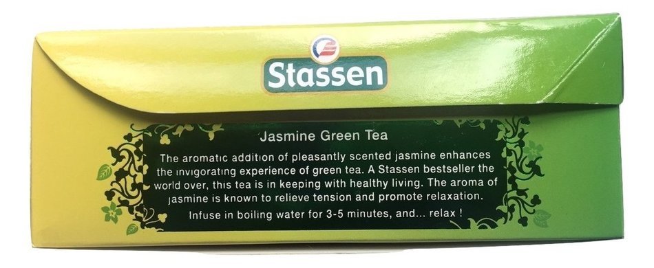 Stassen Pure Jasmine Green Tea, 100 Tea Bags (Pack of 2) N2