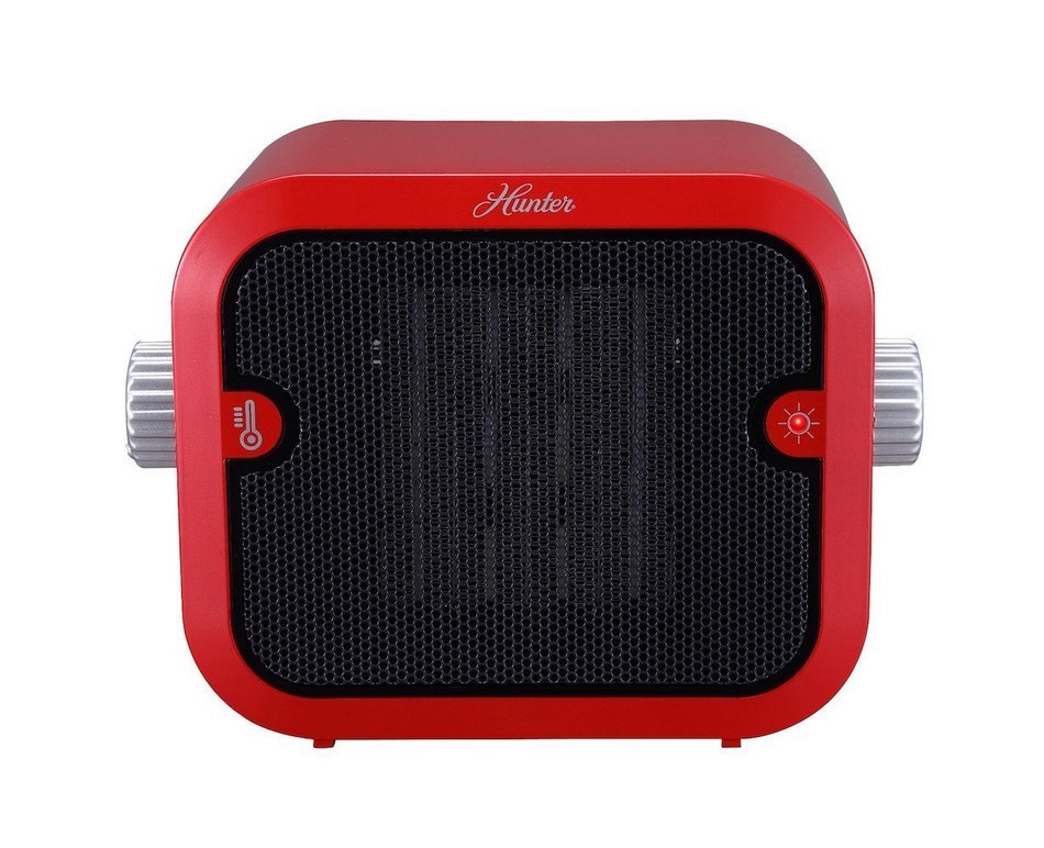 Hunter PC-003RD Retro Ceramic Space Heater (Red)