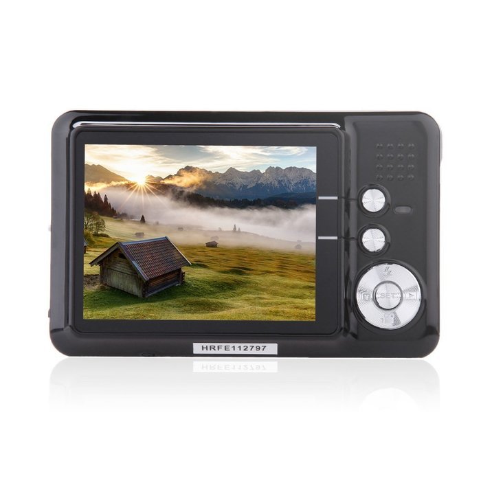 Andoer CDFE HD Digital Camera 18MP 2.7" TFT 8x Zoom Smile Capture Anti-shake Video Camcorder