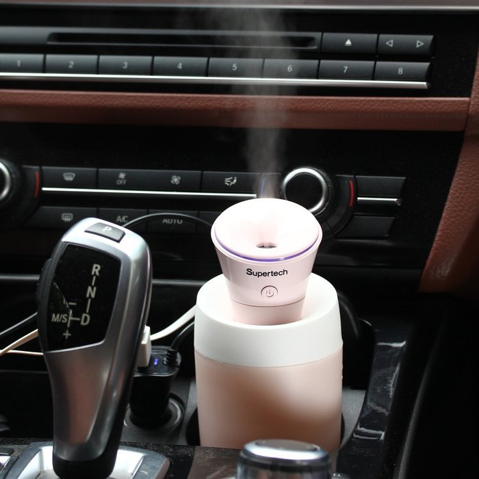 Supertech Small Car humidifier Protable Humidifier Ultrasonic Cool Mist Humidifier Mini Humidifier Personal Humidifier... N3