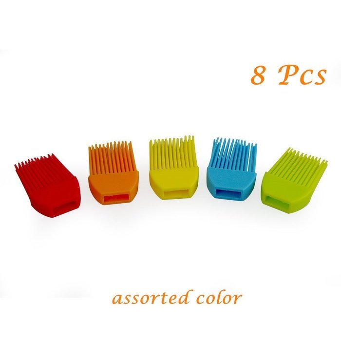 MIREN 4-pack Silicone Basting Brush, Pastry Brush, Grill BBQ Brush, Multi-use Brush, 4 Colors(Red, Yellow, Blue... N7