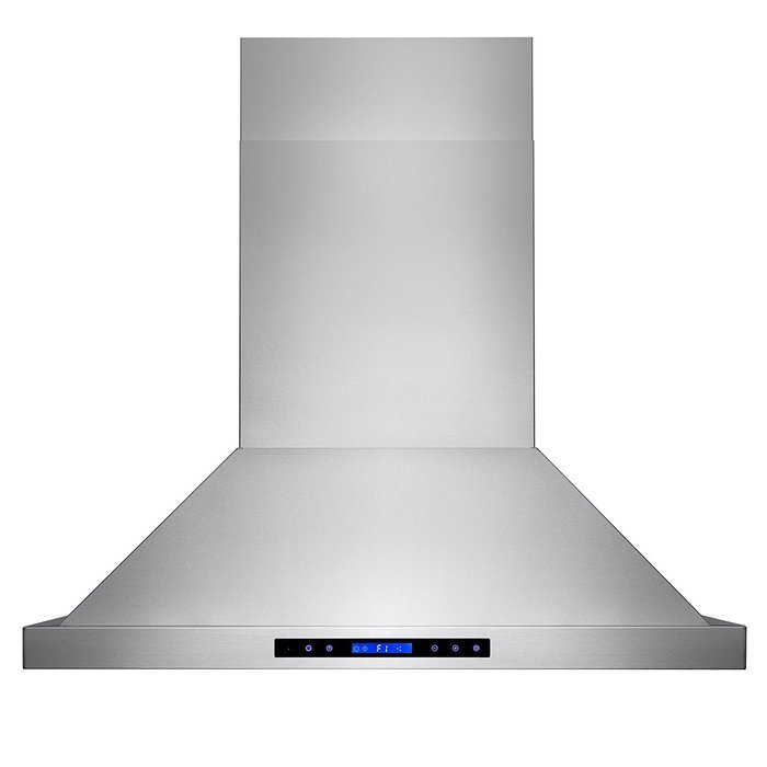 AKDY&reg; 42" Stainless Steel Wall Mount Touch Control Halogen Light Baffle Filter Kitchen Vent Cooking Fan Powerful... N2