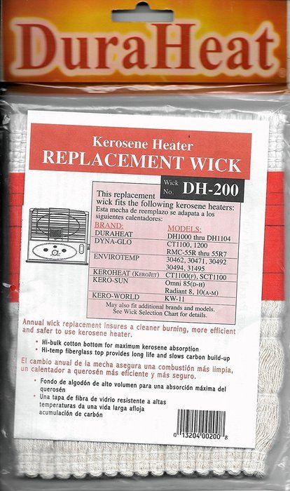 DuraHeat DH-200 Kerosene Heater Replacement Wick N2
