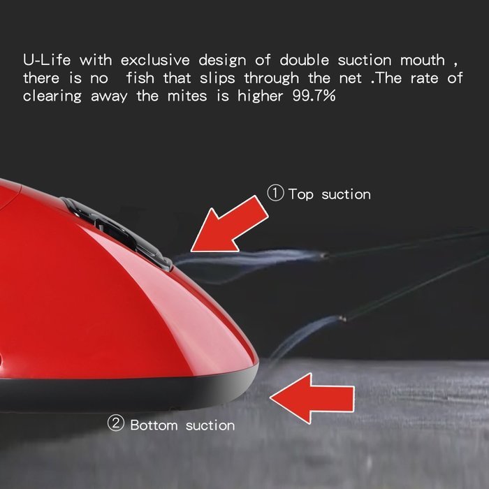 Handheld vacuum cleaner,Euleven 3005CH,UV Bed Vacuum Cleaner with Hot air and Vibrating Single pad N8