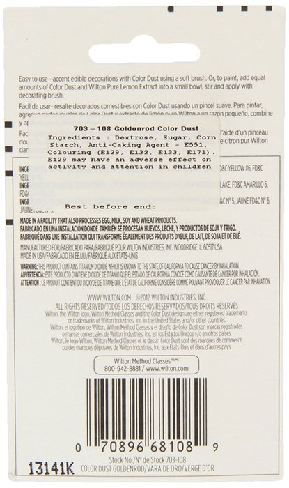 Wilton 489630 Color Dust 3grams-Pkg-Deep Pink N3