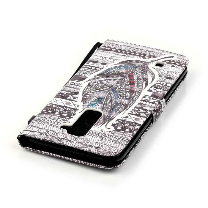 LG G Stylo 2 Case,LG G Stylus 2 Case,Yaheeda [3D Colored Drawing] [Flip Fit] Premium PU Leather Card-Slots Cash-Slots... N61