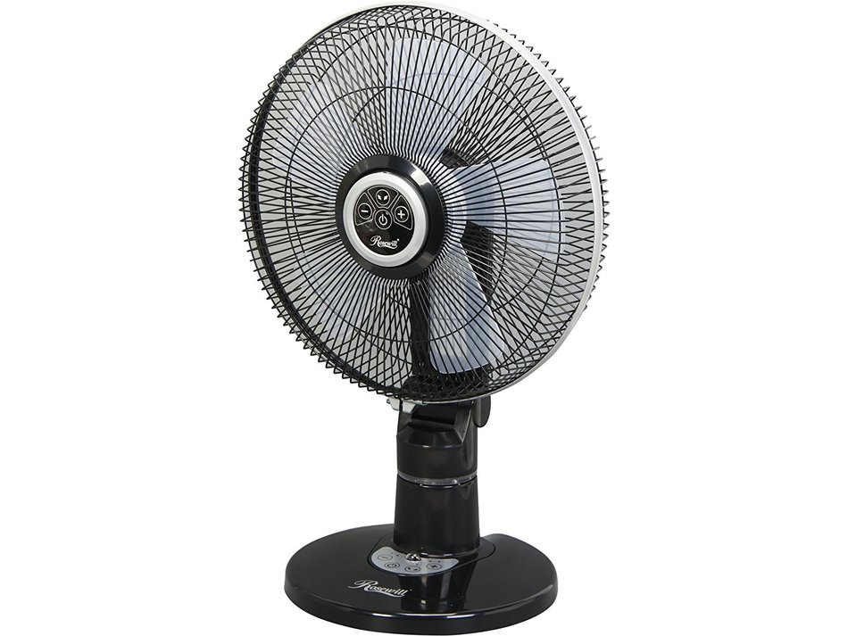 Rosewill Remote Controlled Quiet Oscillating 4-Speed 12-Inch Oscillating Table Fan with Remote Control N3