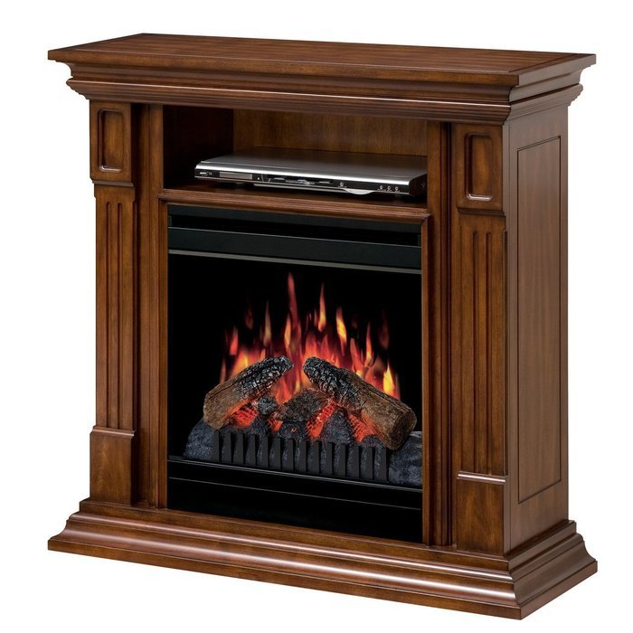 Dimplex Deerhurst Electric Fireplace Media Console in Walnut