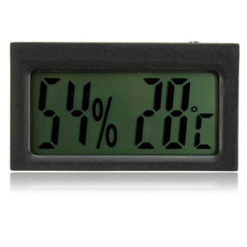 Pink Lizard Car Auto Digital LCD Thermometer Hygrometer Temperature Humidity N3