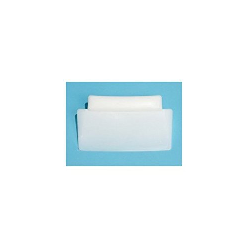 7-3/4" x 3" Plastic Dough Scraper w/ 6" Handle