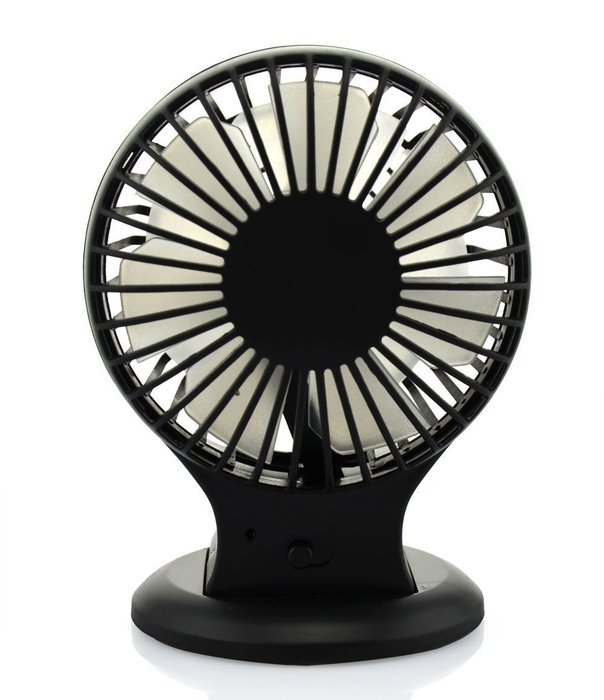 Mini Desktop Fan Double Blade USB Rechargeable (pink) N9