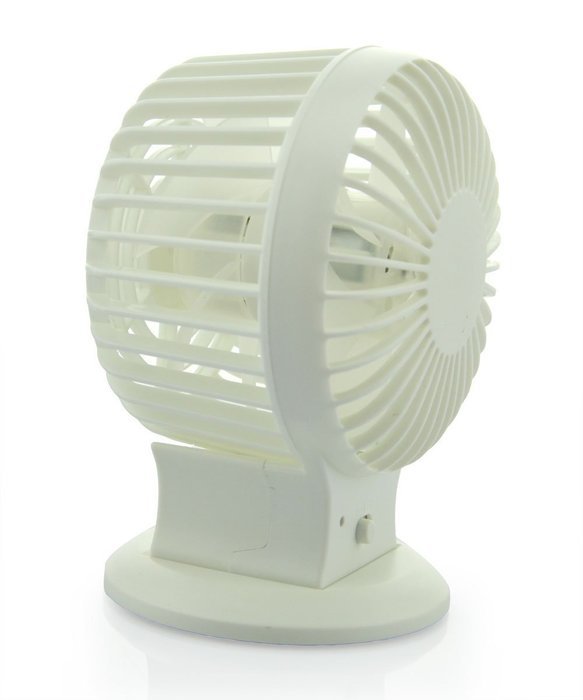 Mini Desktop Fan Double Blade USB Rechargeable (pink) N10