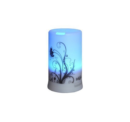 BriteLeafs PureAroma 2-in-1 Ultrasonic Aroma Diffuser Ultrasonic Humidifier - 4 Timer Settings & 6 Color Light... N3