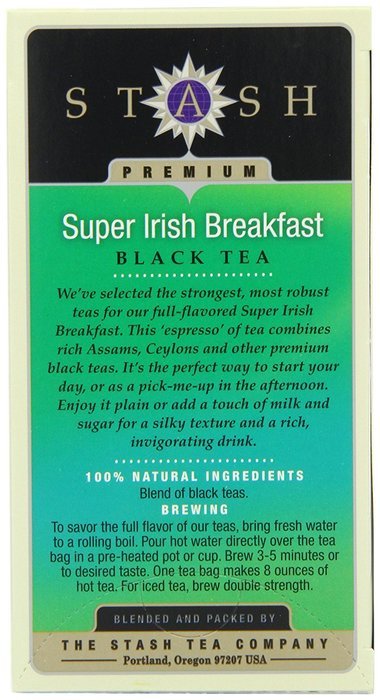 Stash Tea Chai Spice Black Tea, 20 Count Tea Bags in Foil (Pack of 6) N21