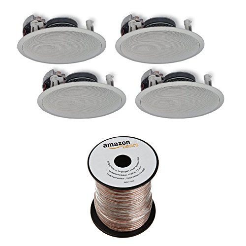 Yamaha NS-IW560C 8" 2-Way In-Ceiling Speaker System for Custom Installations (White)