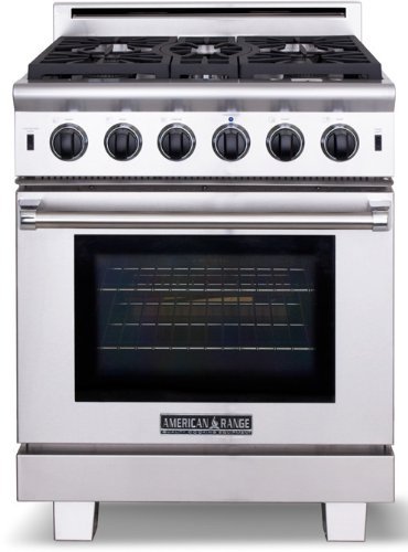 American Range ARR530L Cuisine Series 30 Sealed Burner All Gas Range, Stainless Steel
