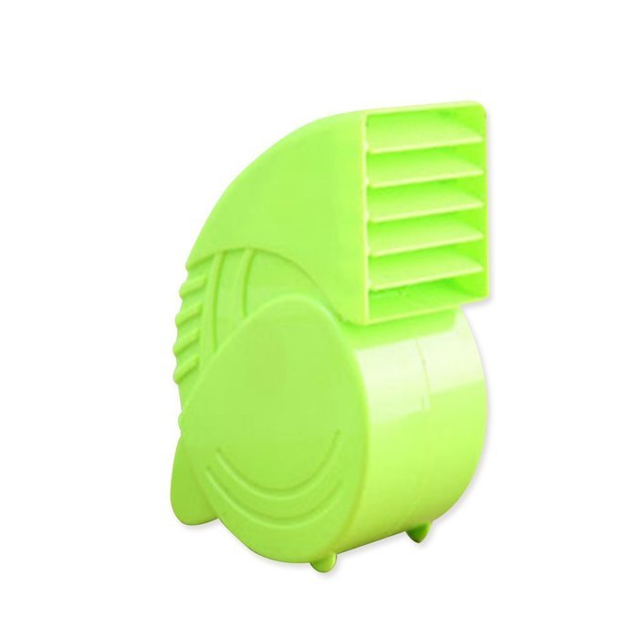 MuLuo Hand Held USB Portable Mini Bladeless Fan Super Mute Conch Desk Fan Orange N4