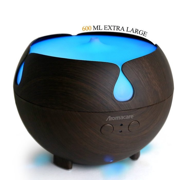Large Aroma Globe Essential Oil Diffuser with Water 600ML , Aromatherapy Cool Mist Humidifier, Ultra Quiet Ultrasonic... N14