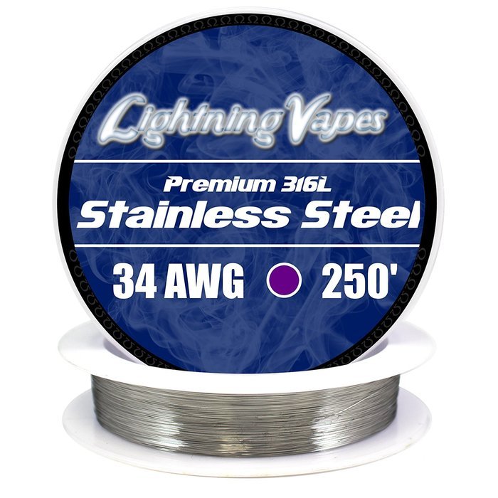 LV Stainless Steel 316L Wire 34 AWG - 250' N6